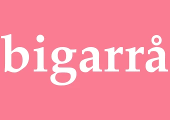 Synonym bigarrå