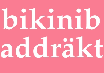 Synonym bikinibaddräkt