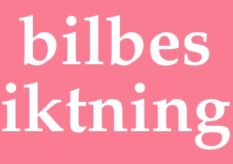 Synonym bilbesiktning