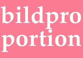 Synonym bildproportion