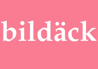 Synonym bildäck