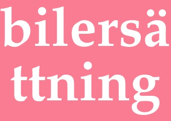 Synonym bilersättning