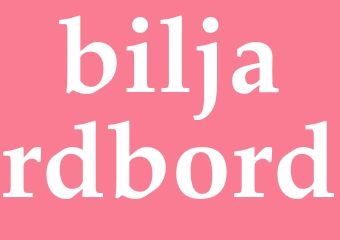 Synonym biljardbord