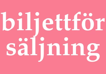 Synonym biljettförsäljning