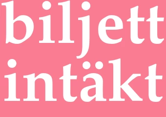 Synonym biljettintäkt
