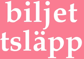Synonym biljettsläpp