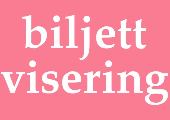 Synonym biljettvisering