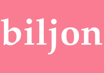Synonym biljon