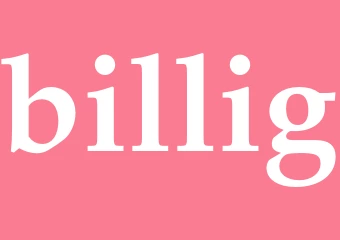Synonym billig