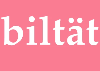 Synonym biltät