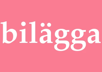 Synonym bilägga