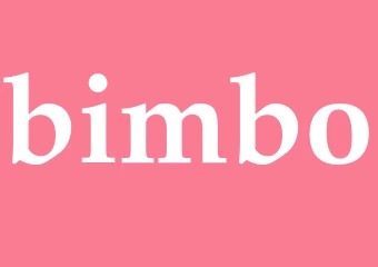 Synonym bimbo