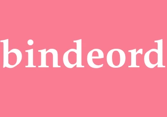 Synonym bindeord