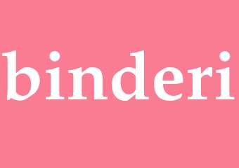 Synonym binderi
