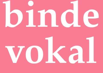 Synonym bindevokal