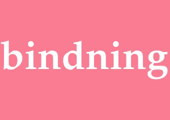Synonym bindning