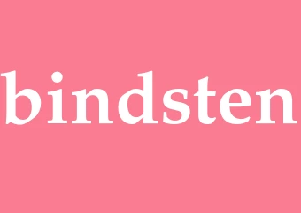 Synonym bindsten