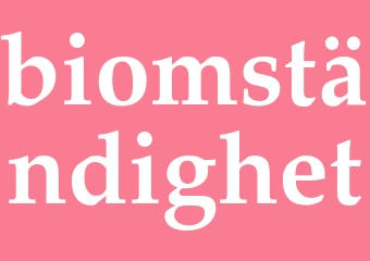 Synonym biomständighet