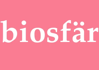 Synonym biosfär