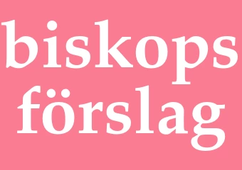 Synonym biskopsförslag