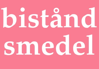 Synonym biståndsmedel