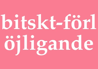 Synonym bitskt förlöjligande