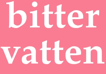 Synonym bittervatten
