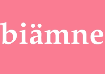 Synonym biämne