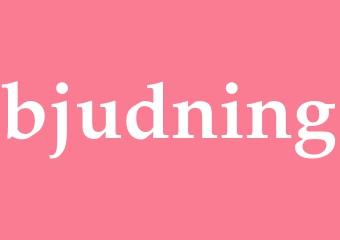 Synonym bjudning