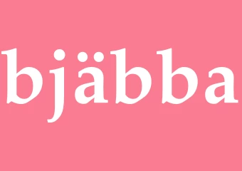 Synonym bjäbba