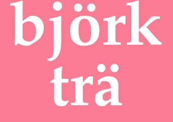 Synonym björkträ
