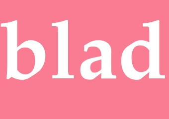 Synonym blad