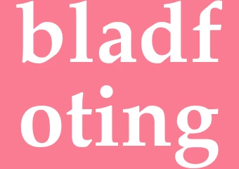 Synonym bladfoting