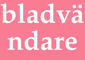 Synonym bladvändare