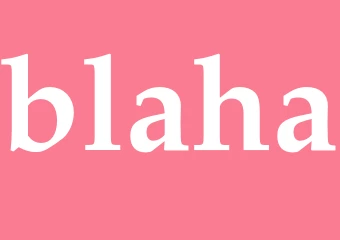 Synonym blaha