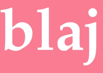 Synonym blaj