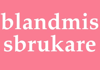 Synonym blandmissbrukare