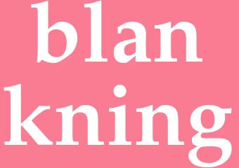 Synonym blankning