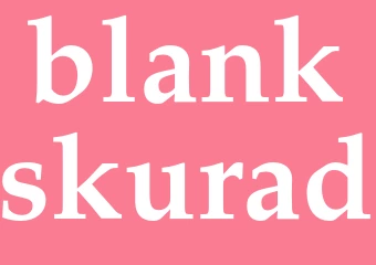 Synonym blankskurad