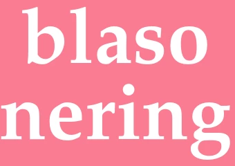 Synonym blasonering
