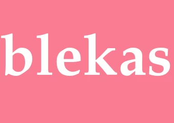 Synonym blekas