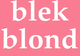 Synonym blekblond
