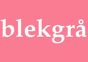 Synonym blekgrå