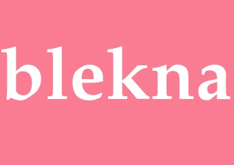 Synonym blekna