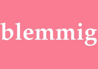 Synonym blemmig