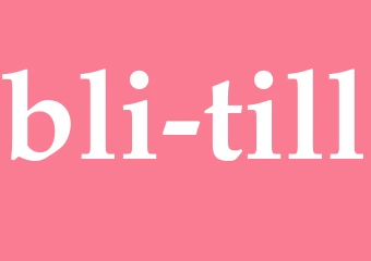 Synonym bli till