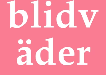 Synonym blidväder