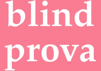 Synonym blindprova