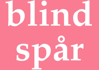 Synonym blindspår