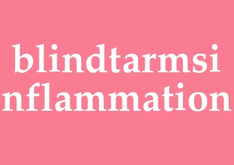 Synonym blindtarmsinflammation